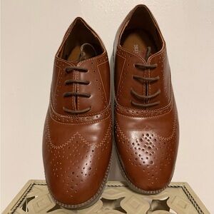 Deer Stags Brown Benton Wingtip Oxford Dress Shoes size 7